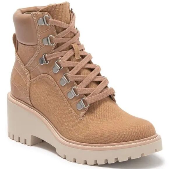 DOLCE VITA 
Dv Footwear Canvas Hiking Boot Size 8.5 - Picture 1 of 8